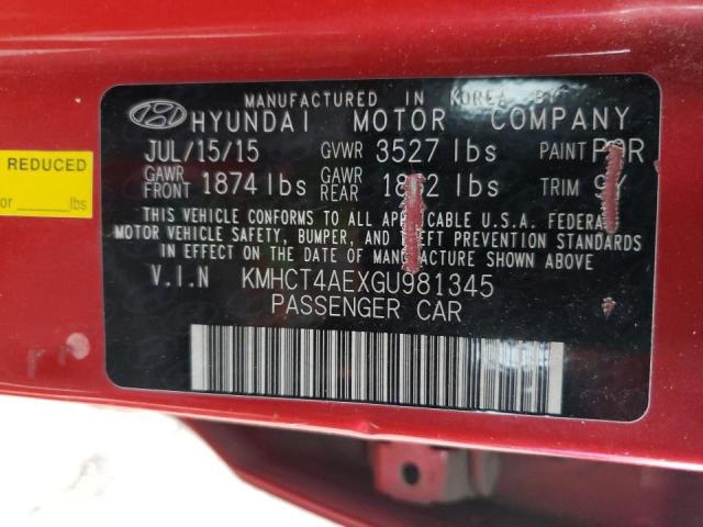 Photo 10 from auction – 2016 HYUNDAI ACCENT SE with VIN KMHCT4AEXGU981345