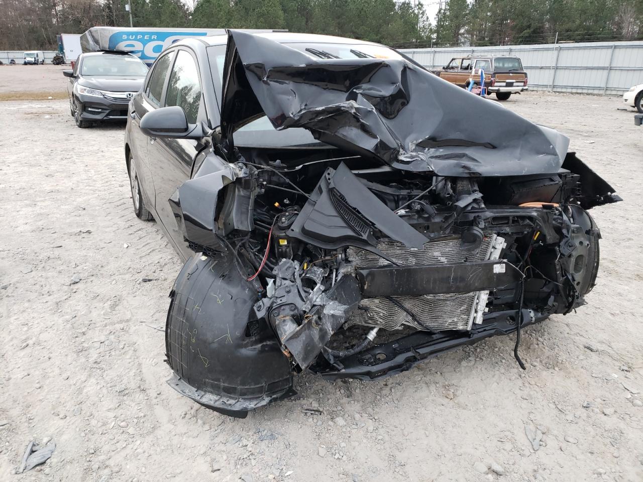 KIA RIO LX 2018 with VIN 3KPA24AB9JE145035 - Photo from auction