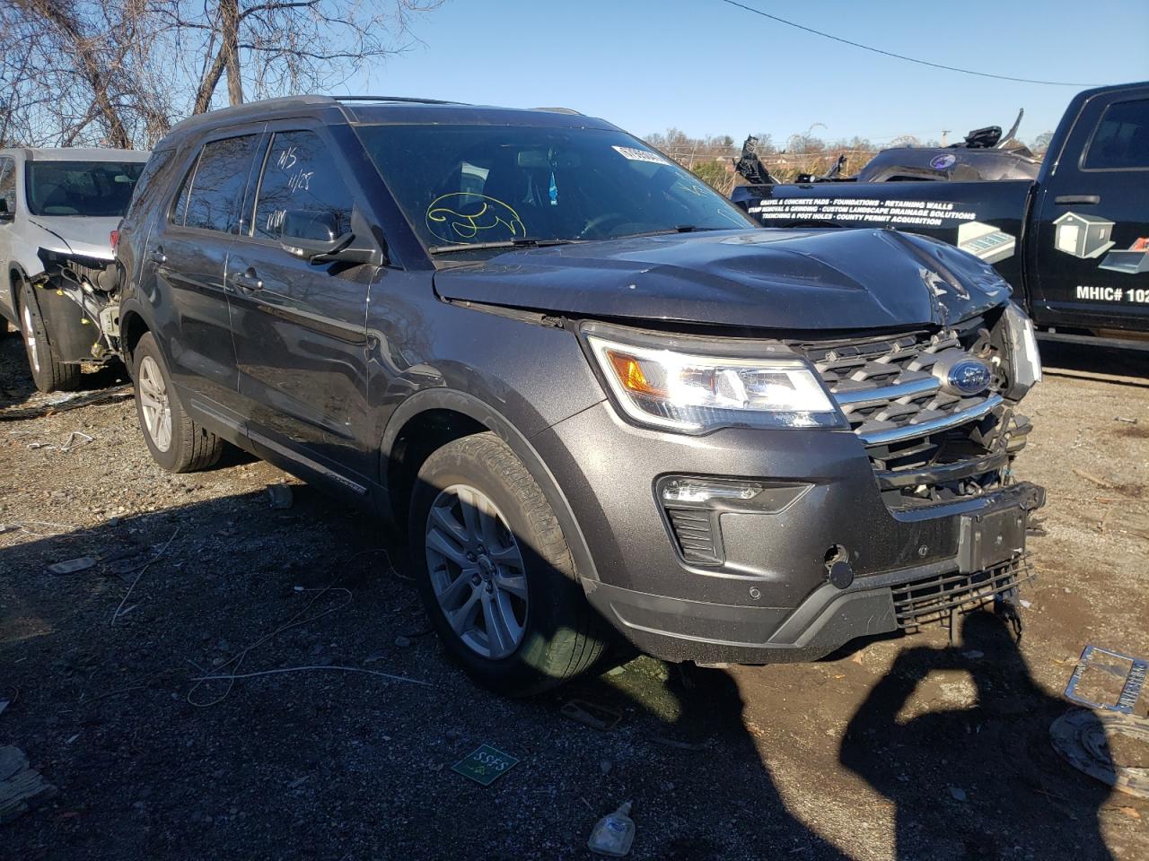 FORD EXPLORER X 2018 with VIN 1FM5K8D85JGA02524 - Photo from auction