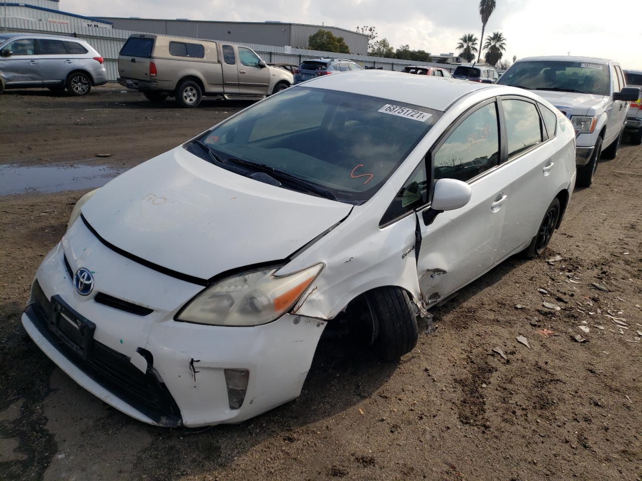 صورة رقم 2 من المزاد - 2012 TOYOTA PRIUS مع VIN JTDKN3DU7C1499189