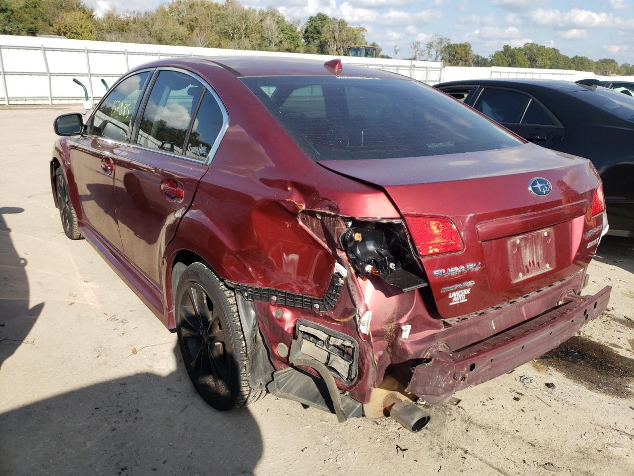 Photo 3 from auction – 2014 SUBARU LEGACY 2.5 with VIN 4S3BMBC69E3028152