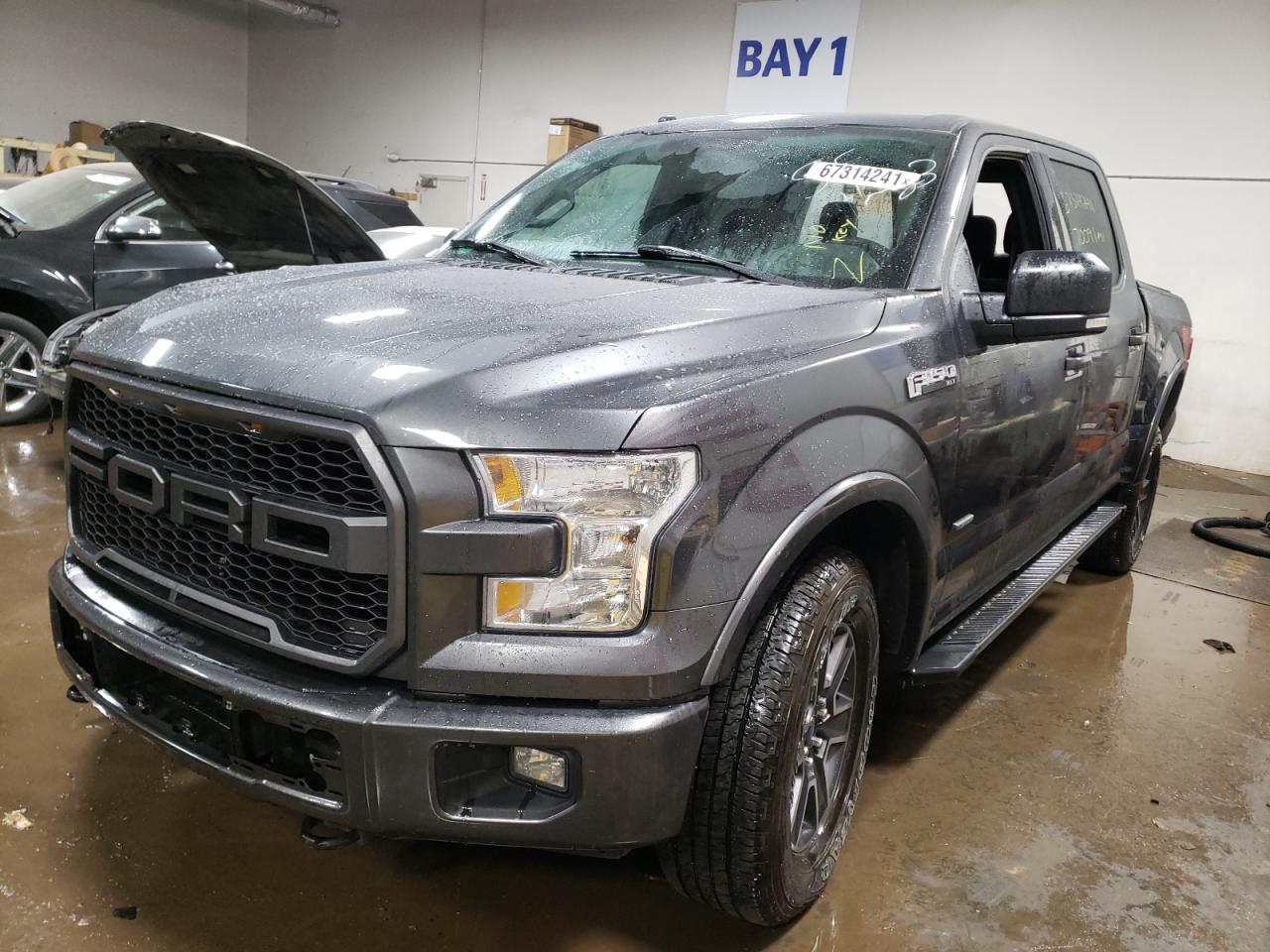 Photo 2 from auction – 2017 FORD F150 SUPER with VIN 1FTEW1EG7HFB39843