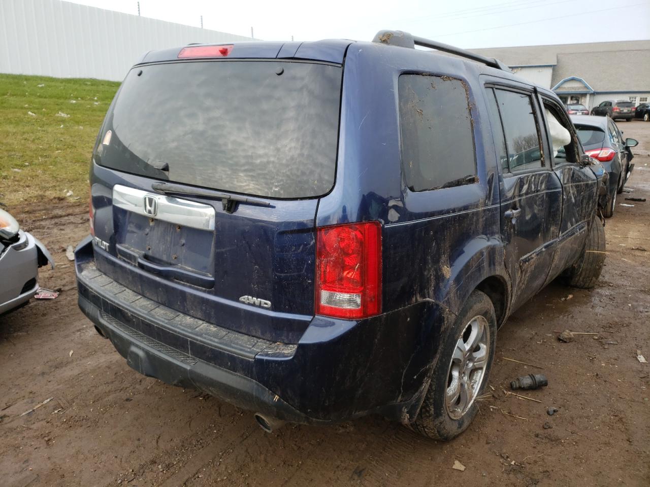 Photo 4 from auction – 2013 HONDA PILOT EXL with VIN 5FNYF4H52DB008178