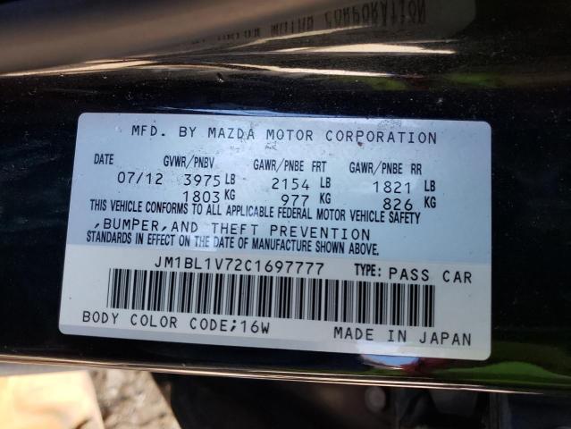 Photo 10 from auction – 2012 MAZDA 3 I with VIN JM1BL1V72C1697777