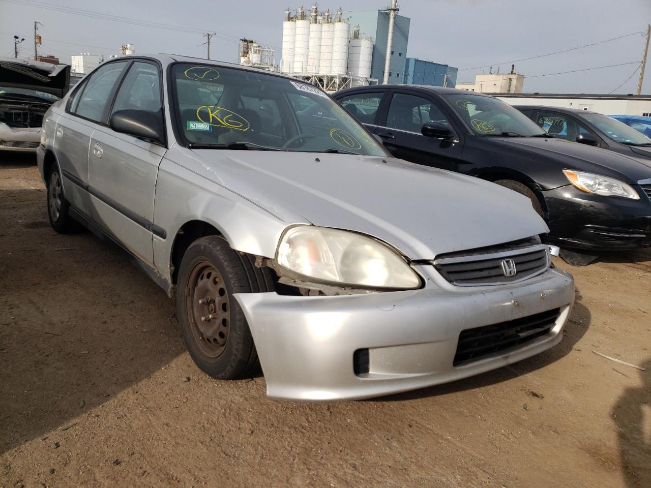 HONDA CIVIC BASE 2000 with VIN 2HGEJ6618YH579060 - Photo from auction