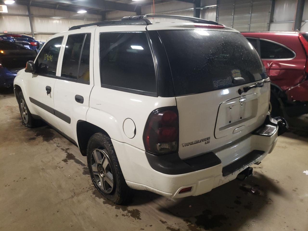 Photo 3 from auction – 2005 CHEVROLET TRAILBLAZE with VIN 1GNDS13S052123282