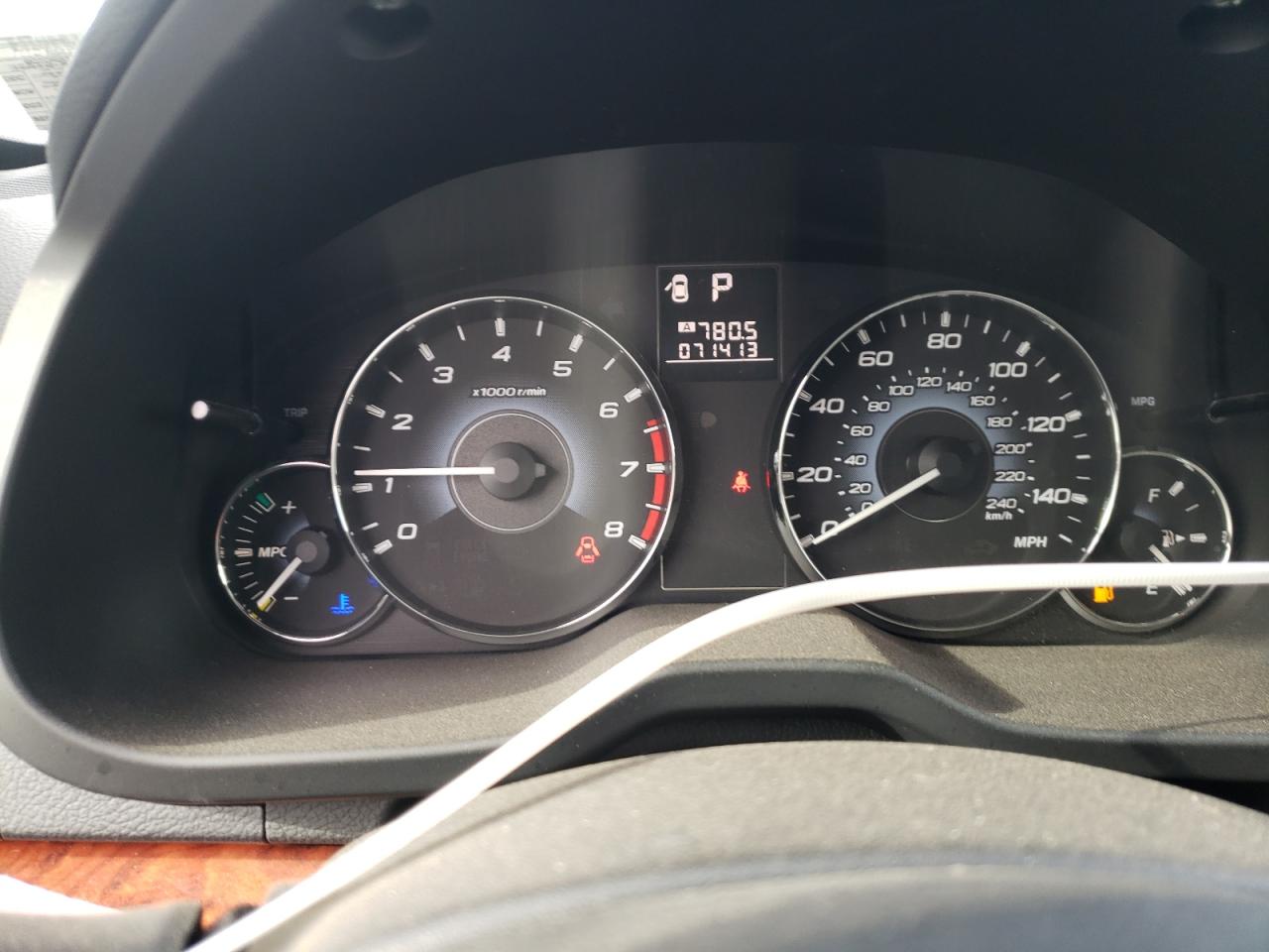 Photo 8 from auction – 2010 SUBARU LEGACY 2.5 with VIN 4S3BMBJ67A3232378