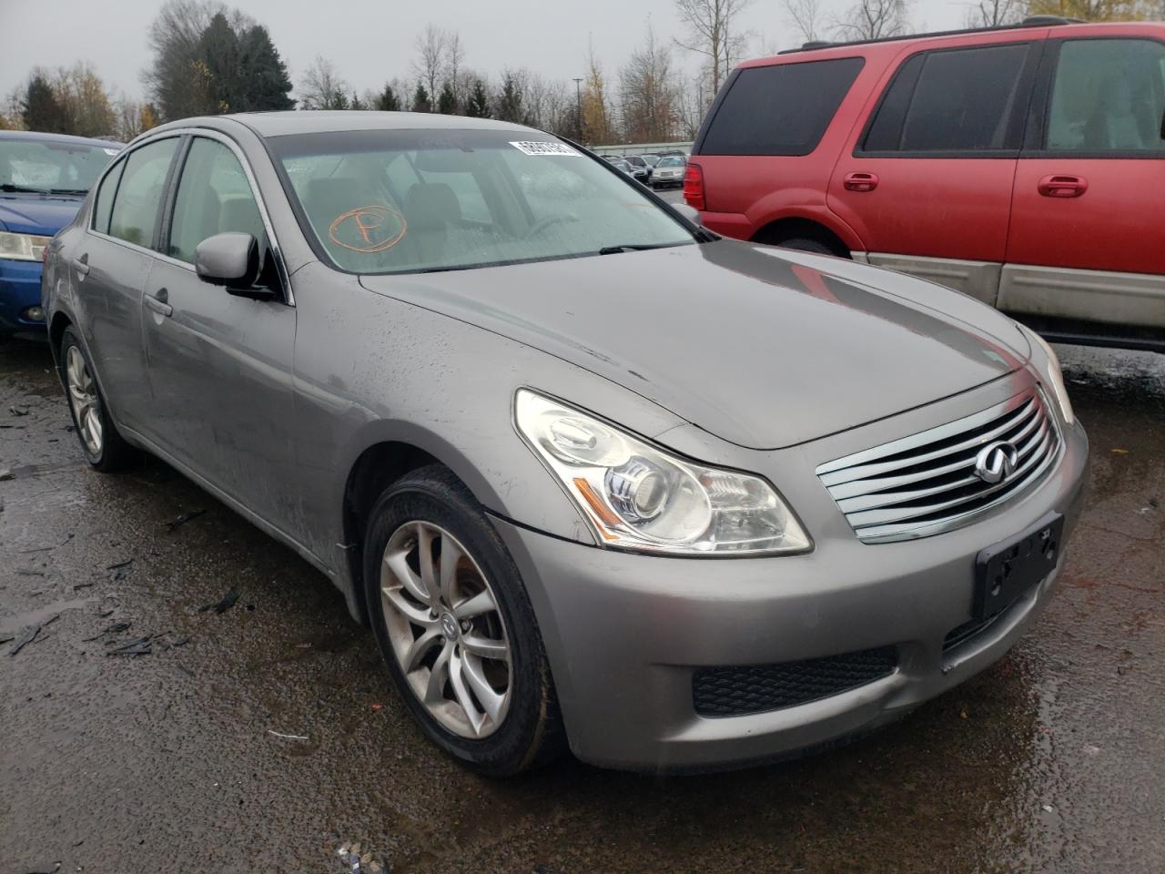 INFINITI G35 2008 with VIN JNKBV61F48M257598 - Photo from auction