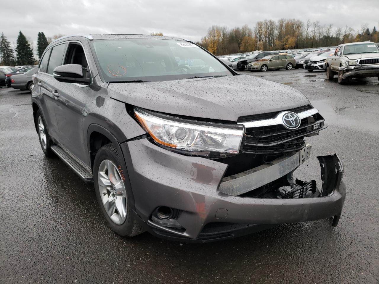 TOYOTA HIGHLANDER 2016 with VIN 5TDDKRFH4GS342099 - Photo from auction
