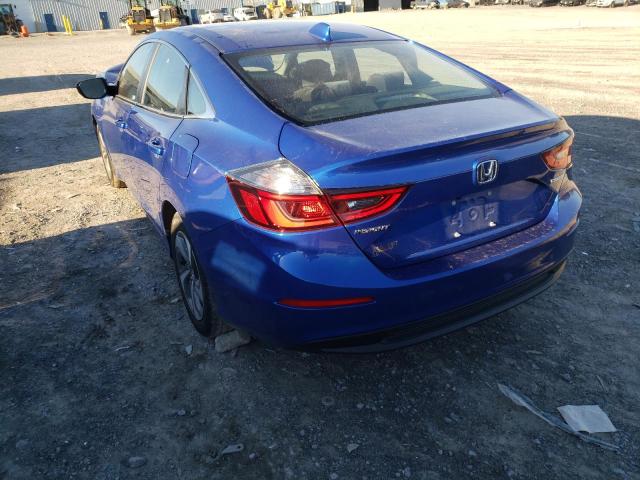Photo 3 from auction – 2020 HONDA INSIGHT EX with VIN 19XZE4F55LE003586