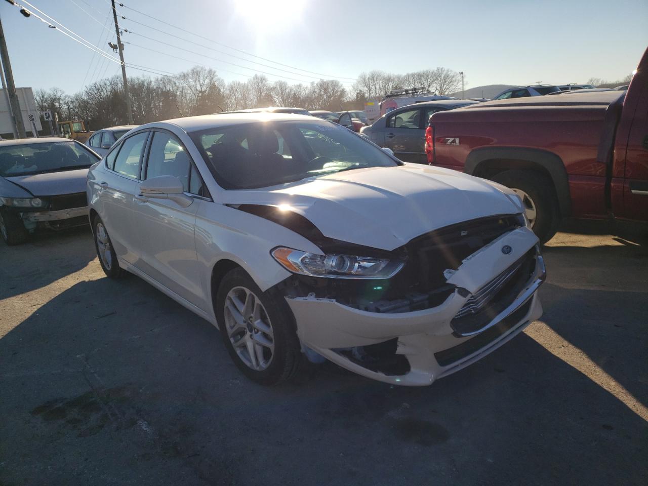 FORD FUSION SE 2014 with VIN 3FA6P0H7XER257350 - Photo from auction