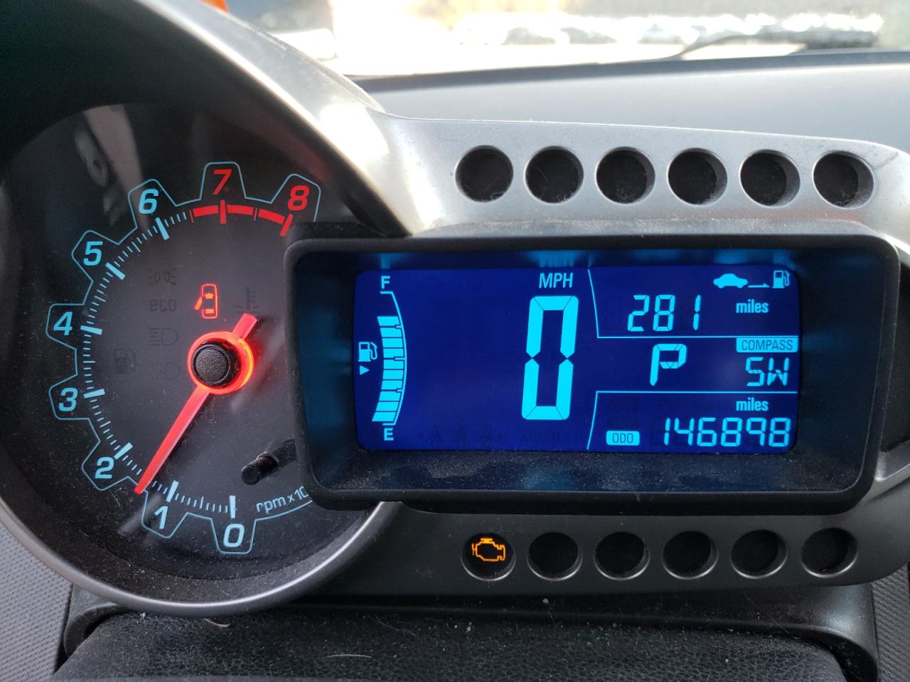 Photo 8 from auction – 2012 CHEVROLET SONIC LT with VIN 1G1JC5SB4C4217886