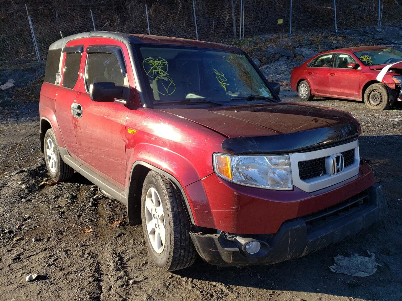 HONDA ELEMENT EX 2011 with VIN 5J6YH2H72BL004460 - Photo from auction