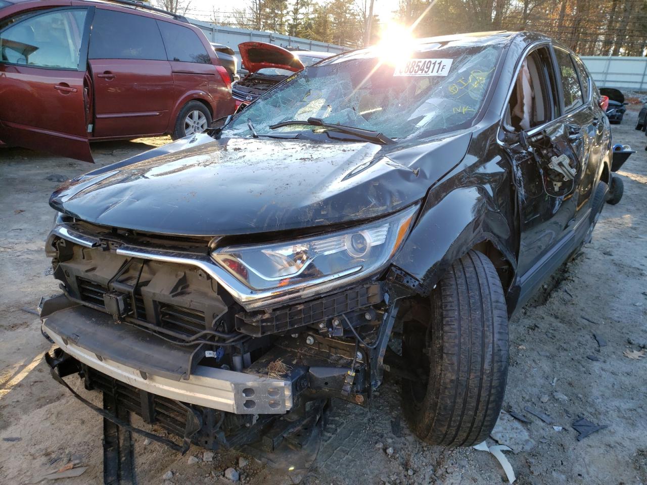 Photo 2 from auction – 2017 HONDA CR-V EX with VIN 5J6RW2H54HL064211