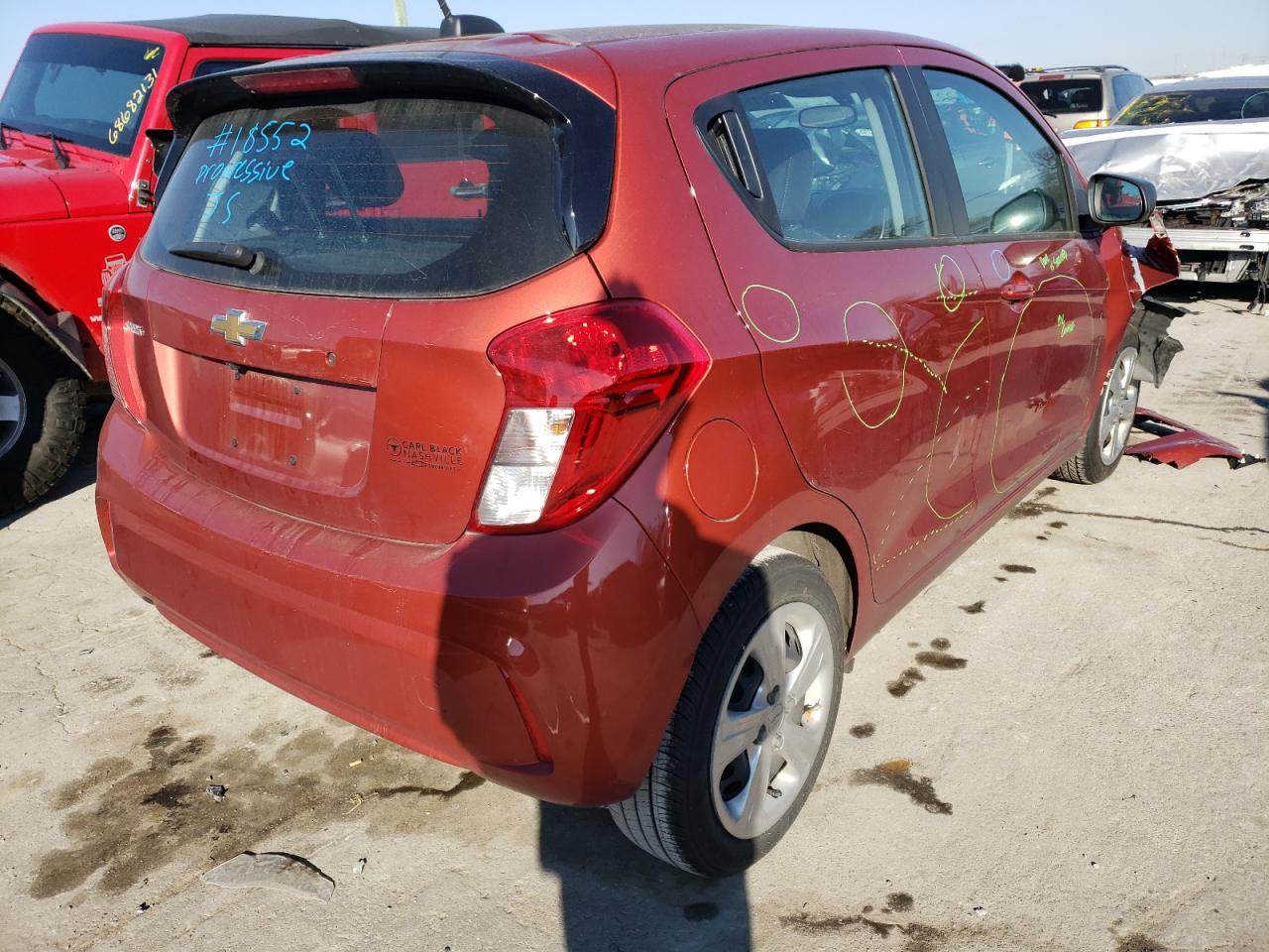 صورة رقم 4 من المزاد - 2021 CHEVROLET SPARK LS مع VIN KL8CB6SA6MC708282