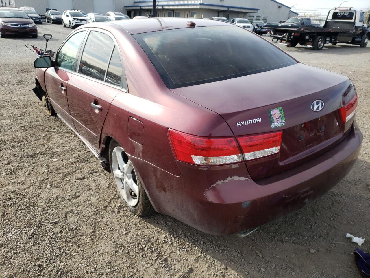 Photo 3 from auction – 2007 HYUNDAI SONATA SE with VIN 5NPEU46F87H287937