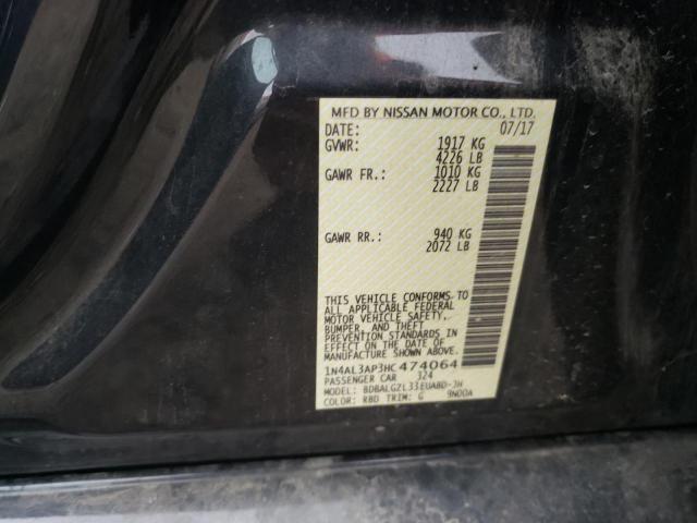 Photo 10 from auction – 2017 NISSAN ALTIMA 2.5 with VIN 1N4AL3AP3HC474064