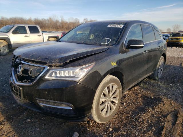 Photo 2 from auction – 2015 ACURA MDX TECHNO with VIN 5FRYD4H42FB026467