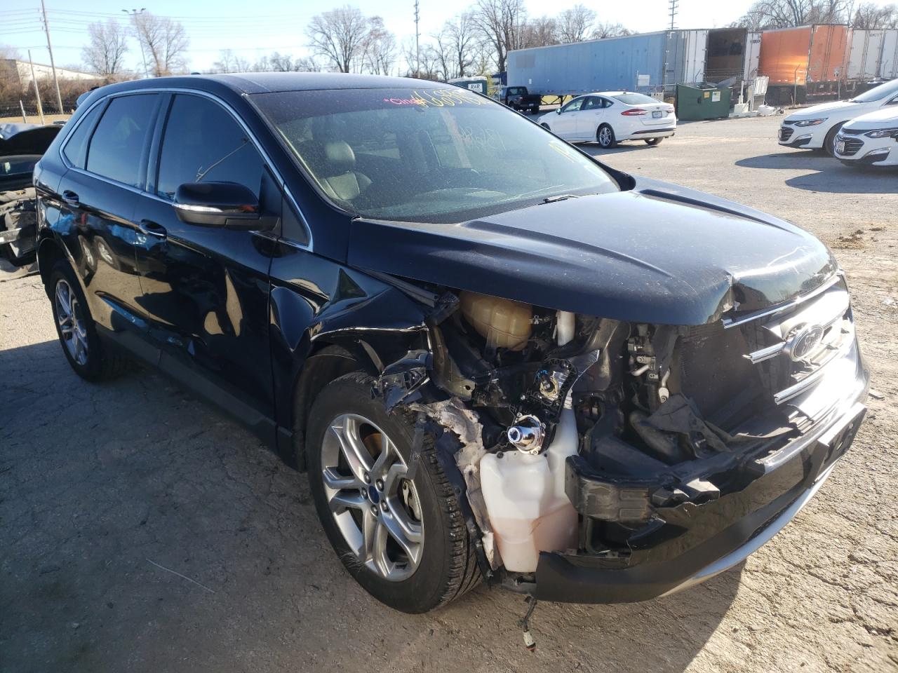 FORD EDGE TITAN 2016 with VIN 2FMPK4K93GBB12680 - Photo from auction