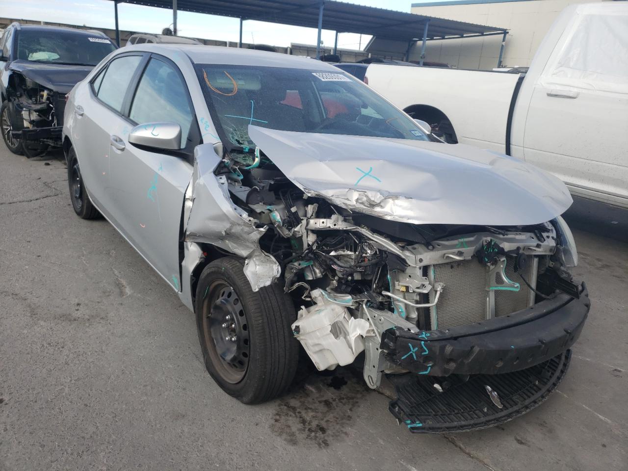 TOYOTA COROLLA L 2015 with VIN 2T1BURHE3FC245679 - Photo from auction