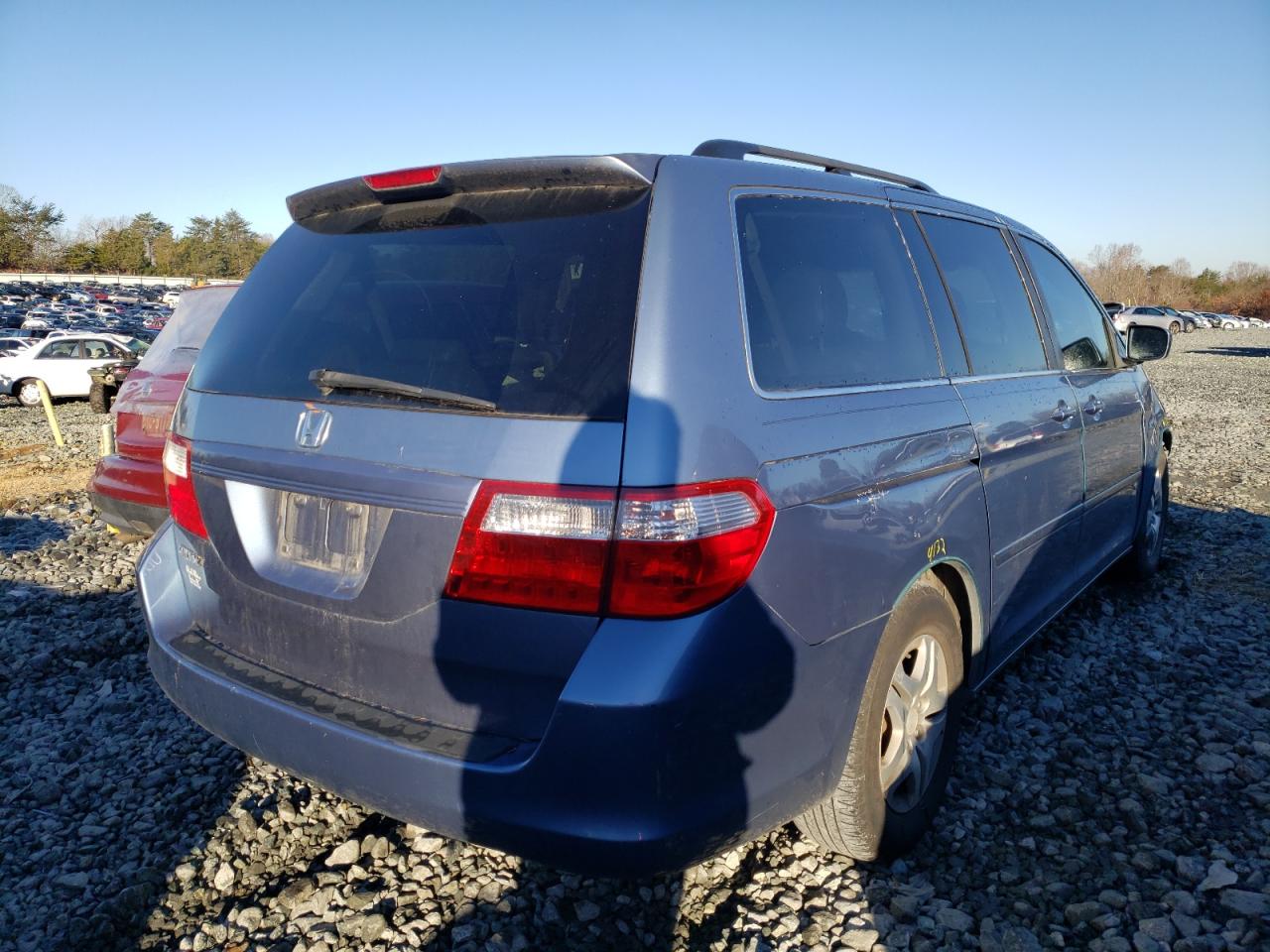 Photo 4 from auction – 2007 HONDA ODYSSEY EX with VIN 5FNRL38767B117966