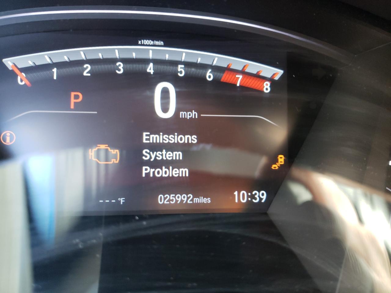 Photo 8 from auction – 2018 HONDA CR-V EXL with VIN 7FARW2H8XJE080748