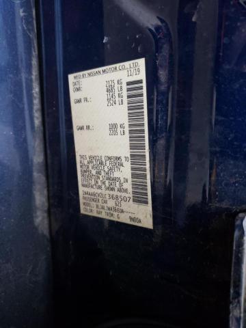 Photo 10 from auction – 2020 NISSAN MAXIMA SV with VIN 1N4AA6CV2LC368507