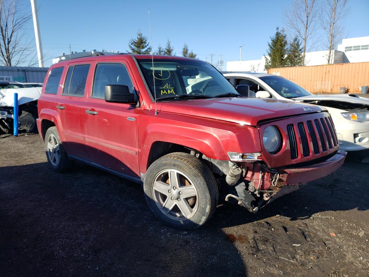 JEEP PATRIOT SP 2008 with VIN 1J8FF28W38D707121 - Photo from auction