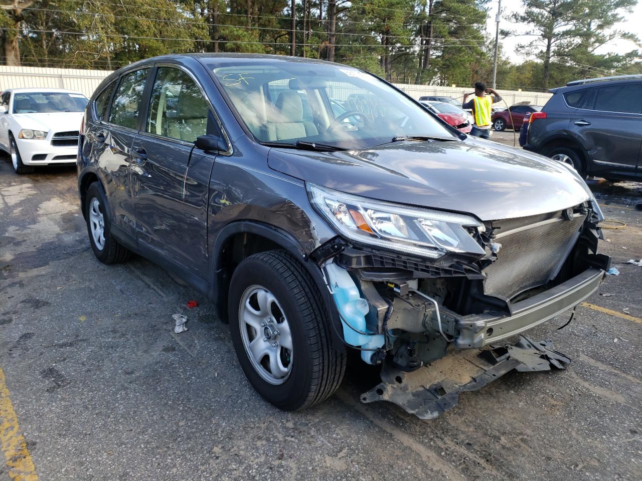 HONDA CR-V LX 2015 with VIN 5J6RM4H32FL131028 - Photo from auction
