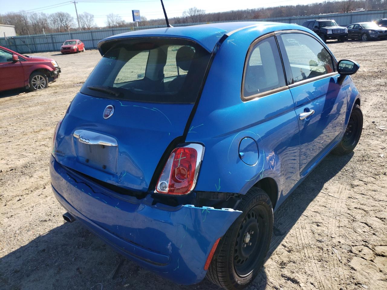 Photo 4 from auction – 2015 FIAT 500 POP with VIN 3C3CFFAR7FT550338