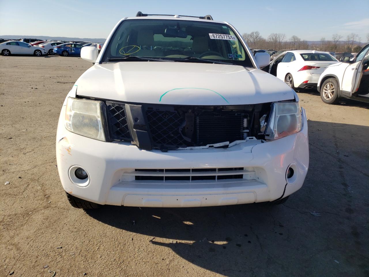 Photo 9 from auction – 2010 NISSAN PATHFINDER with VIN 5N1AR1NBXAC622479