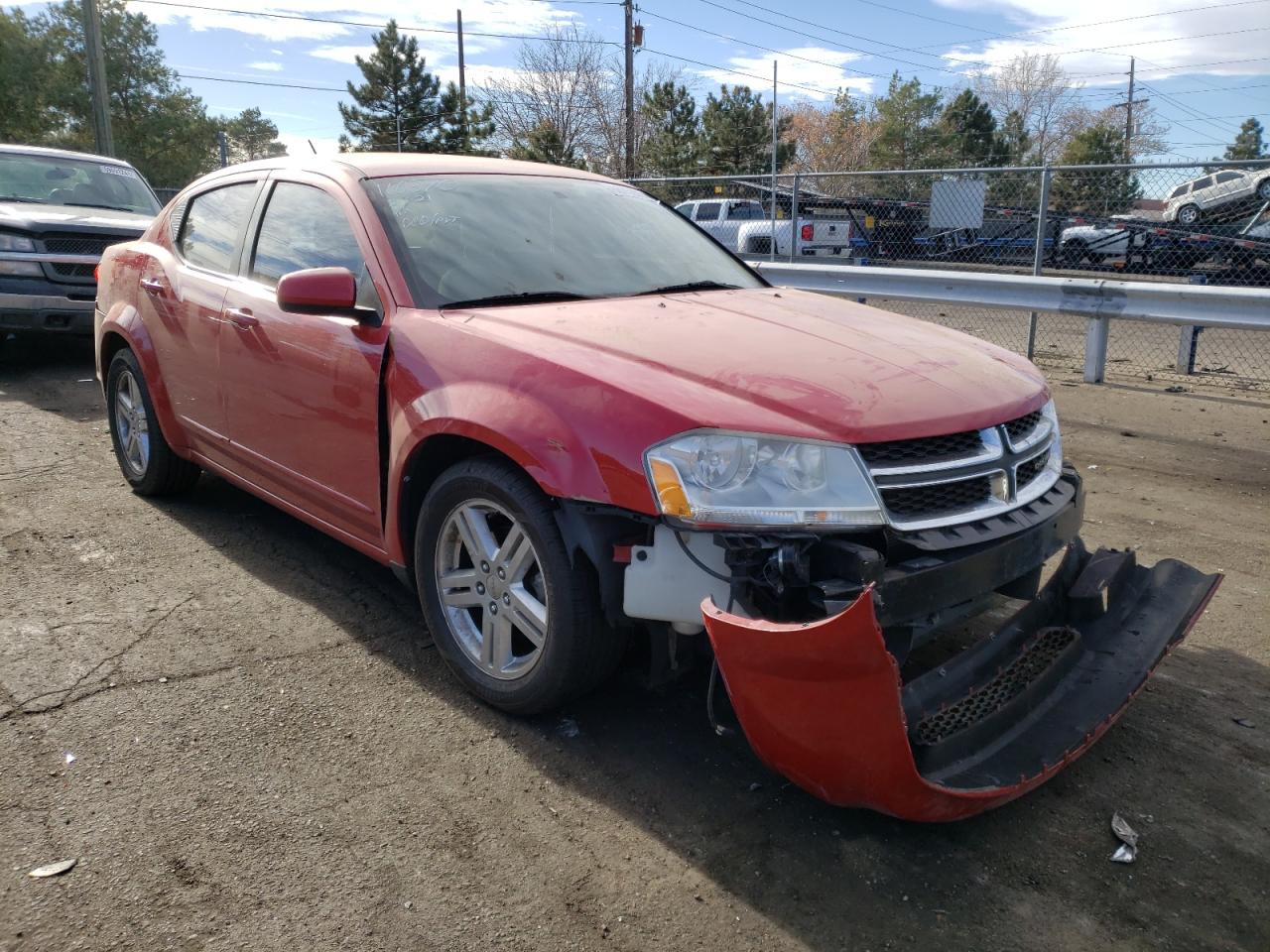 DODGE AVENGER SX 2013 with VIN 1C3CDZCG1DN709077 - Photo from auction