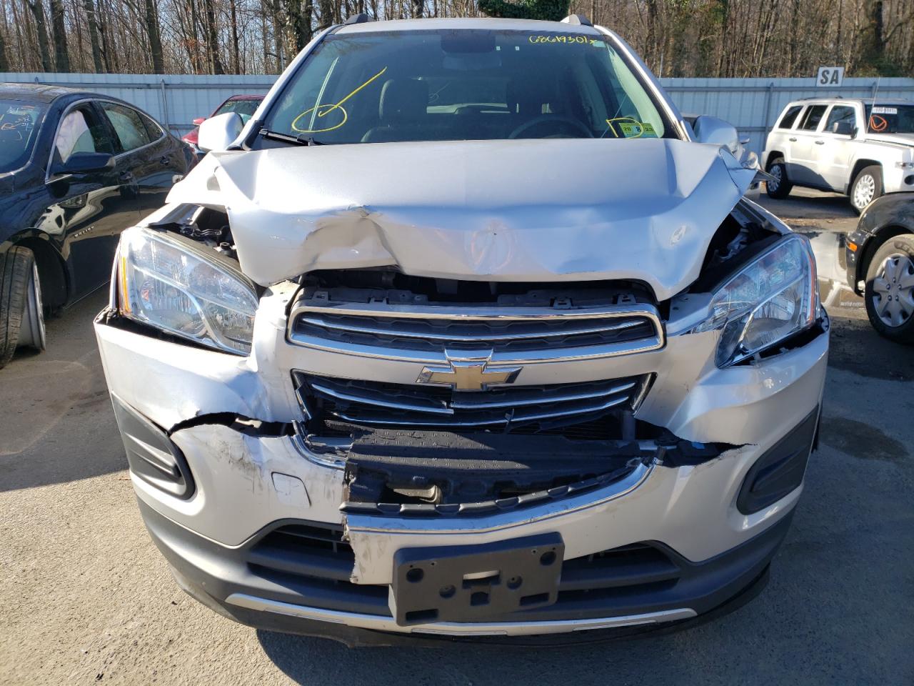 Photo 9 from auction – 2016 CHEVROLET TRAX 1LT with VIN 3GNCJLSB6GL250826
