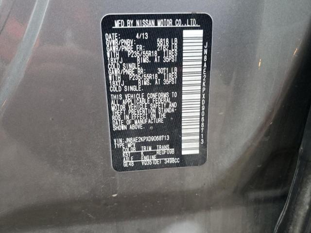 Photo 10 from auction – 2013 NISSAN QUEST S with VIN JN8AE2KPXD9068713