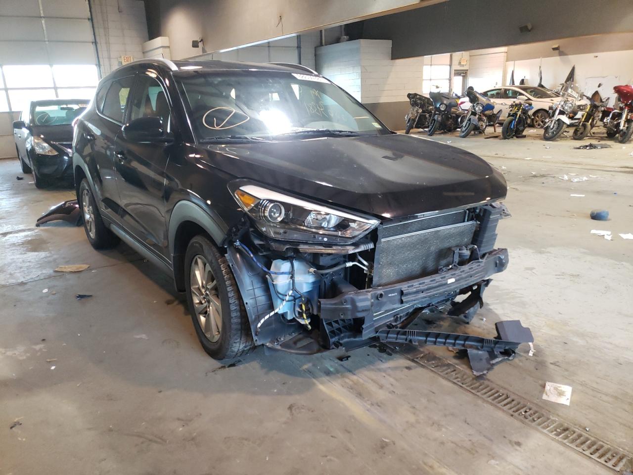 HYUNDAI TUCSON LIM 2016 with VIN KM8J33A46GU255099 - Photo from auction
