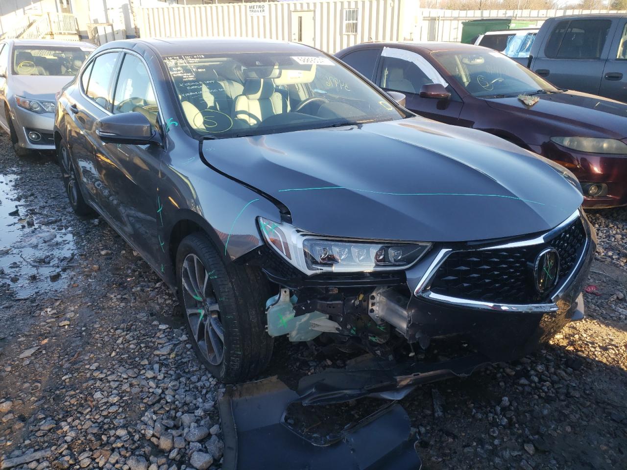 ACURA TLX 2018 with VIN 19UUB2F33JA011287 - Photo from auction