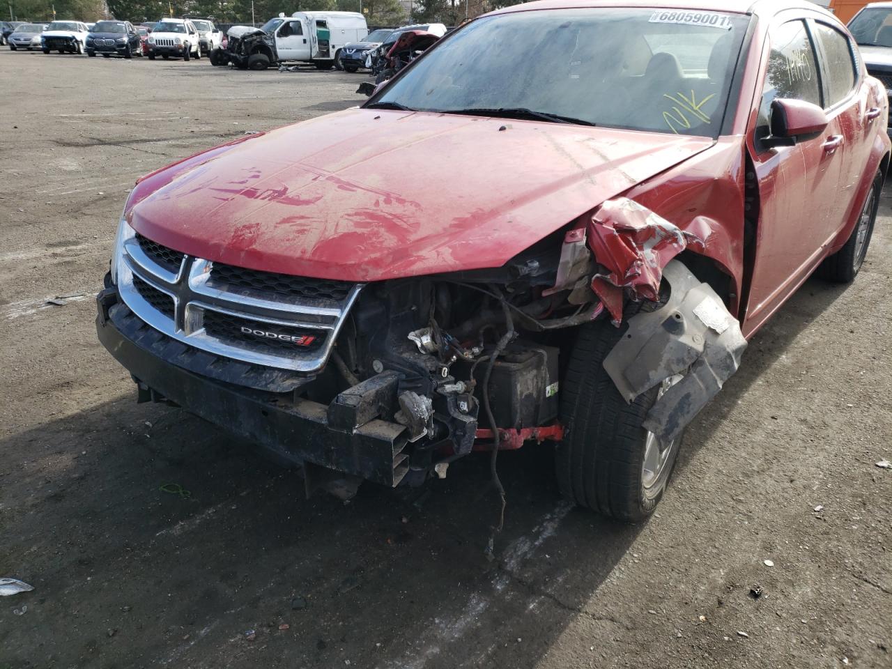 Photo 9 from auction – 2013 DODGE AVENGER SX with VIN 1C3CDZCG1DN709077