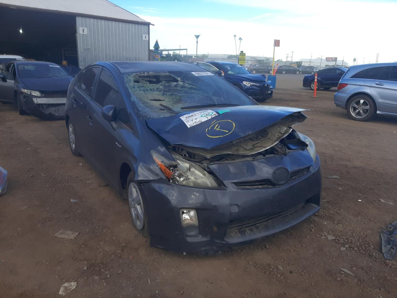 TOYOTA PRIUS 2011 with VIN JTDKN3DU6B1408413 - Photo from auction