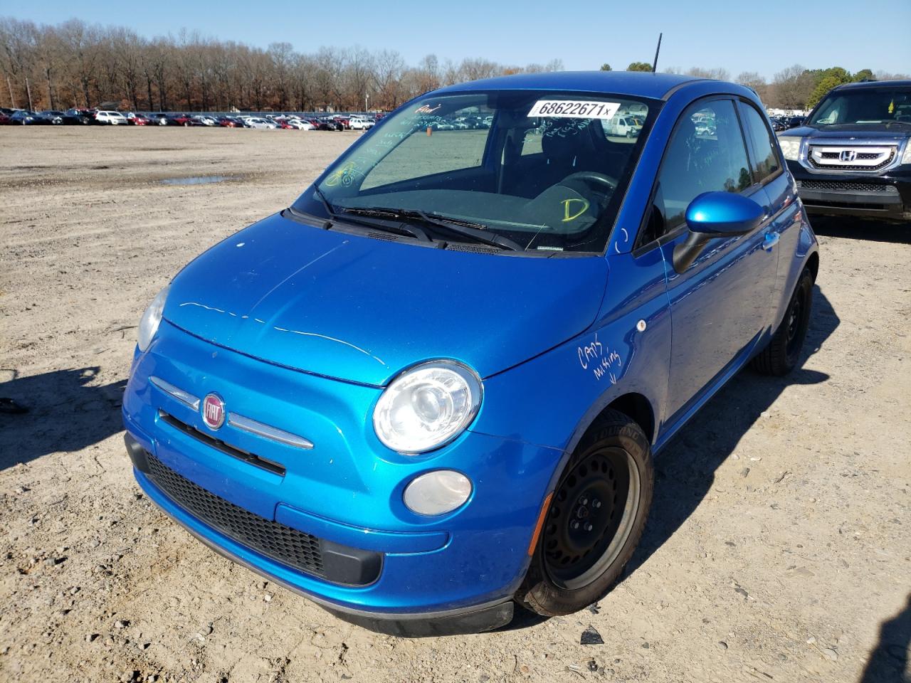 Photo 2 from auction – 2015 FIAT 500 POP with VIN 3C3CFFAR7FT550338
