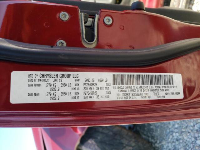 Photo 10 from auction – 2013 RAM 1500 ST with VIN 1C6RR7FT8DS563760