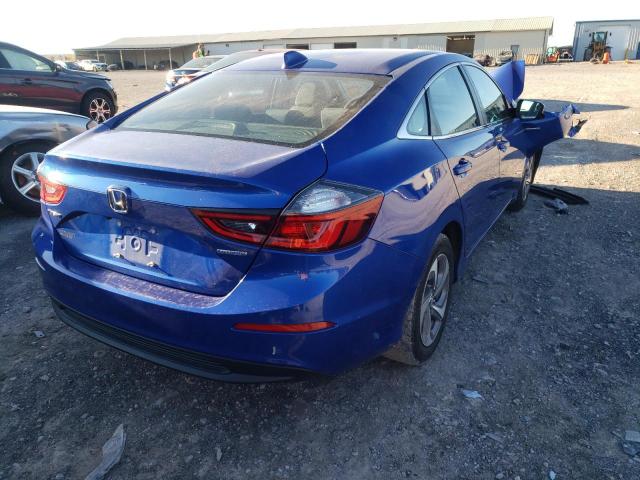 Photo 4 from auction – 2020 HONDA INSIGHT EX with VIN 19XZE4F55LE003586