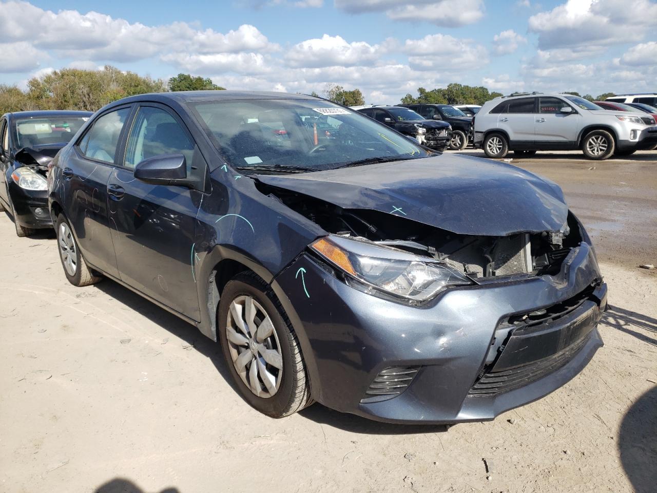 TOYOTA COROLLA L 2016 with VIN 2T1BURHE9GC684662 - Photo from auction