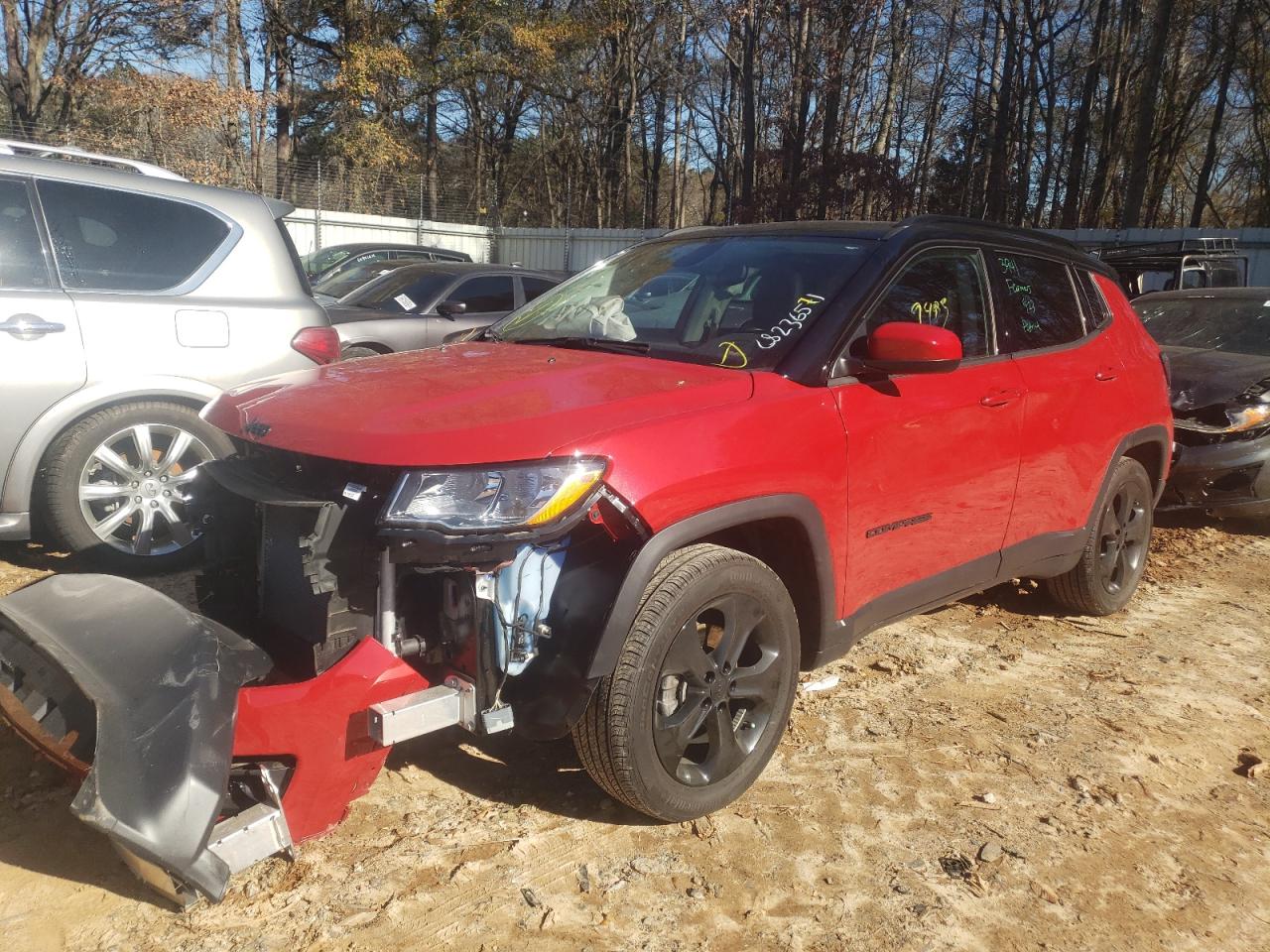 Photo 2 from auction – 2021 JEEP COMPASS LA with VIN 3C4NJCBB5MT531500