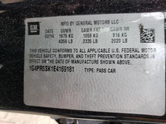Photo 10 from auction – 2014 BUICK VERANO CON with VIN 1G4PR5SK1E4169181