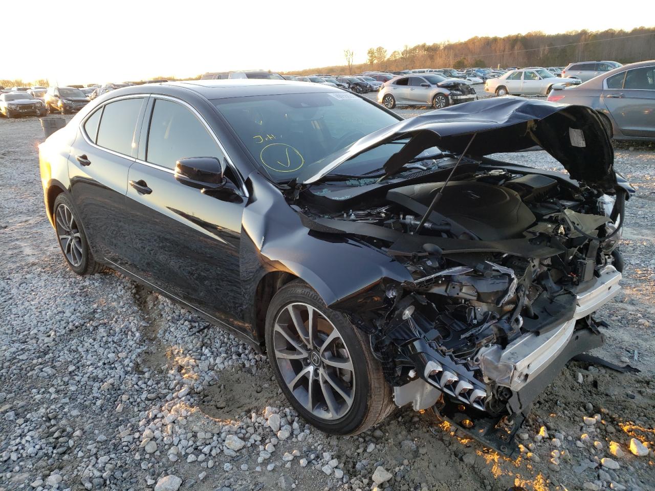 ACURA TLX 2019 with VIN 19UUB2F3XKA002040 - Photo from auction