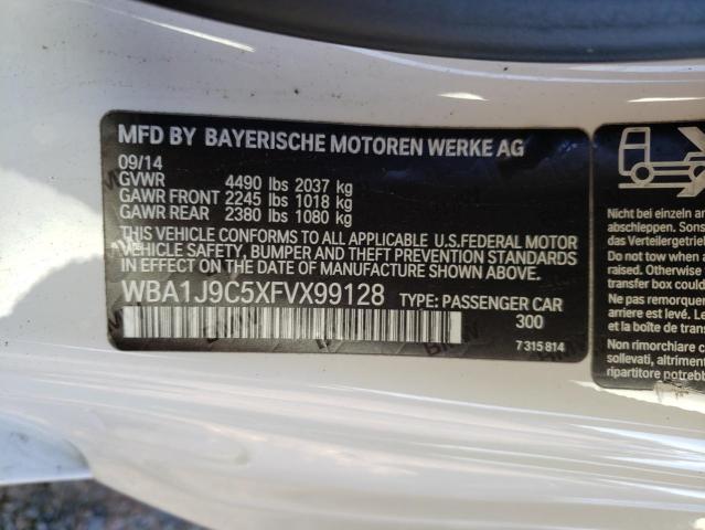 Photo 10 from auction – 2015 BMW M235XI with VIN WBA1J9C5XFVX99128