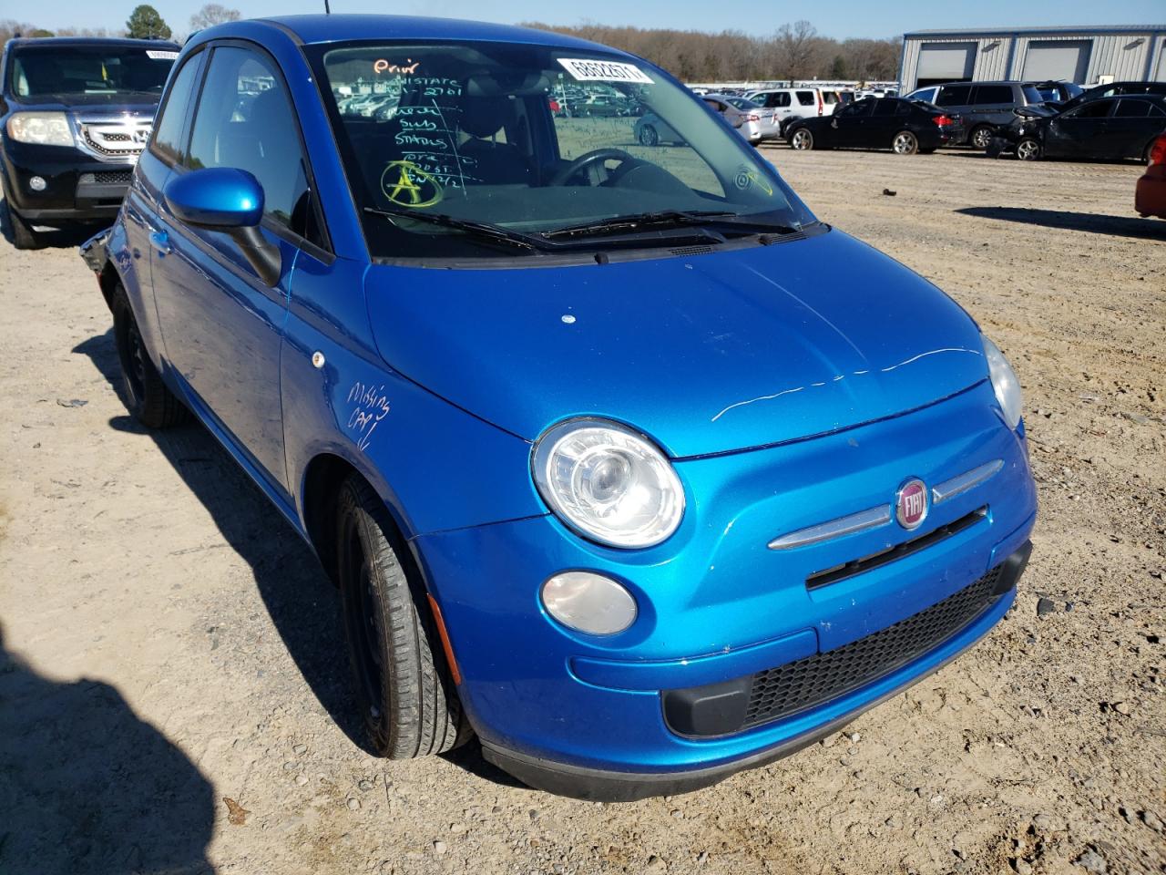 FIAT 500 POP 2015 with VIN 3C3CFFAR7FT550338 - Photo from auction