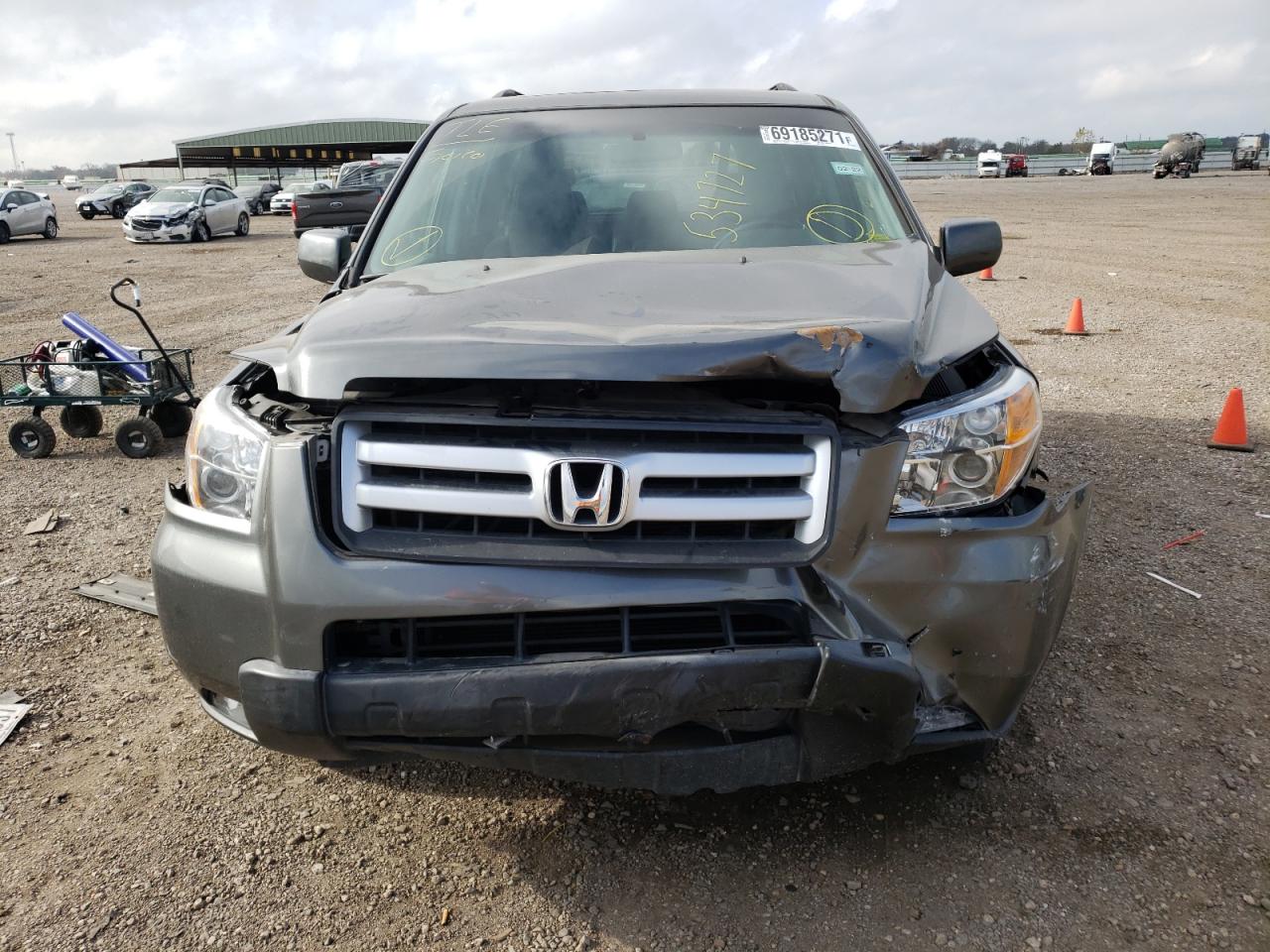 Photo 9 from auction – 2007 HONDA PILOT EXL with VIN 2HKYF18717H534727