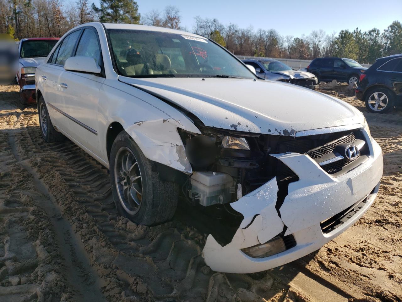HYUNDAI SONATA SE 2008 with VIN 5NPEU46F68H353449 - Photo from auction