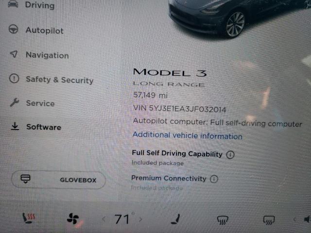 Photo 6 from auction – 2018 TESLA MODEL 3 with VIN 5YJ3E1EA3JF032014